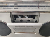 ION iSP112B Retro Style Portable Deluxe Boombox USB SD AM/FM Radio Cassette