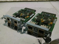 Cisco Lot of 2 VWIC2-2MFT-T1/E1 RJ-48 VWIC Voice Interface Cards 800-22629