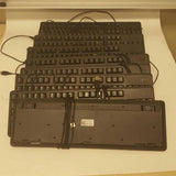 Lot of 8 Dell SK-8120 Black Computer Keyboard