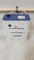 Kodama Japan 1500W Transformer 220V Input 110V Output