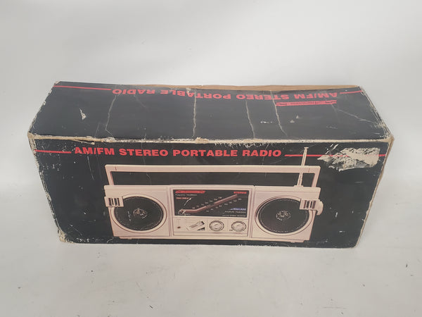 Vintage Americana AM/FM Stereo Portable Radio HACF Halt & Catch Fire Box Prop