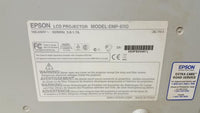 Epson PowerLite 6110i Digital LCD Multimedia Video Projector Unknown Lamp Hours