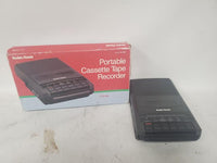 Radio Shack 14-1151 Portable Cassette Tape Recorder Halt & Catch Fire Prop + Box