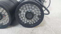 Lot of 3 Plex PX-IR48WP CCTV Digital Color CCD Security Camera w/ Damage