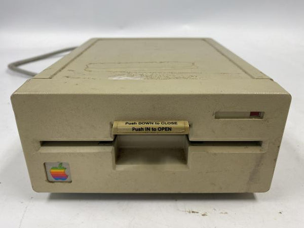 Vintage Apple 5.25" External Floppy Disk Drive A9M0107 IIe IIgs IIc Platinum