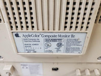 Vintage Apple A2M6021 AppleColor Composite IIe 13" CRT Computer Monitor 1988