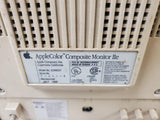 Vintage Apple A2M6021 AppleColor Composite IIe 13" CRT Computer Monitor 1988