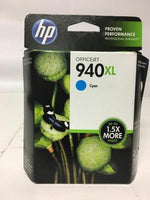 ORIGINAL HP OFFICEJET 940XL cyan ink cartridge GENUINE C4907AN NEW Exp 9/13