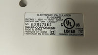Sharp EL-2630PII Two Color Printing Calculator