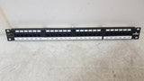 Leviton Gigamax Universal Cat5e 19" 24 Port Patch Panel