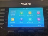 Yealink SIP-T54W Business Telephone Office Color Display Phone Black Handset