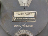 HP 614A UHF Ultra High Frequency Signal Generator