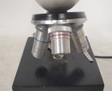 Vintage Carlsan Monocular Microscope with 3 Objectives