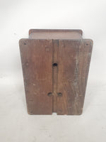 Vintage Western Electric Wooden Electrical Box Halt & Catch Fire Prop HACF