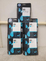 NEW Lot of 5 HP DesignJet 85 C9423A C9425A Light Cyan Cyan Ink Prinhead