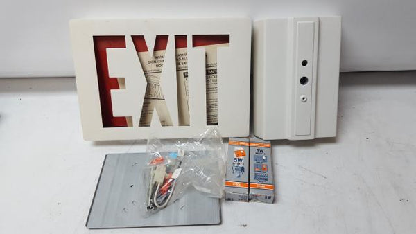 NEW Lithonia F2ES1R EL N Signature Series Emergency Light Exit