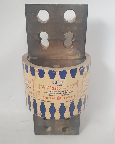 GE GF8B2500 CLF Class L 600 Volt 2500 Amp Fuse 60 Cycles