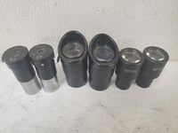 Lot of 6 Pair of Unbranded 10X Magnification Micrscope Eyepiece