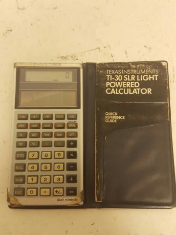 Texas Instruments TI-30 SLR Solar Powered Calculator – ThatThingYouLove