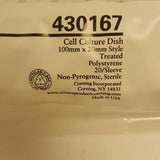 NEW Sleeve of 20 Corning 430167 Cell Culture Dish