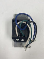 Crestron CLW-SLVD1RFB-S Black Faceplate 120 VAC 60Hz 1000VA Dimmer Switch