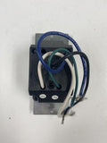 Crestron CLW-SLVD1RFB-S Black Faceplate 120 VAC 60Hz 1000VA Dimmer Switch