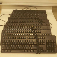 Lot of 8 Dell SK-8120 Black Computer Keyboard
