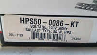 NEW Atlas Lighting Products HPS50-0086-KT HID Ballast Kit 120V 60Hz 50 W HPS