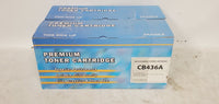 NEW Double Pack Premium Toner Cartridge CB436A for LaserJet P1505 M1522 36A