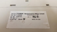 Vintage IBM by Lexmark 71G4644 Clicky Keyboard with Cord Damage