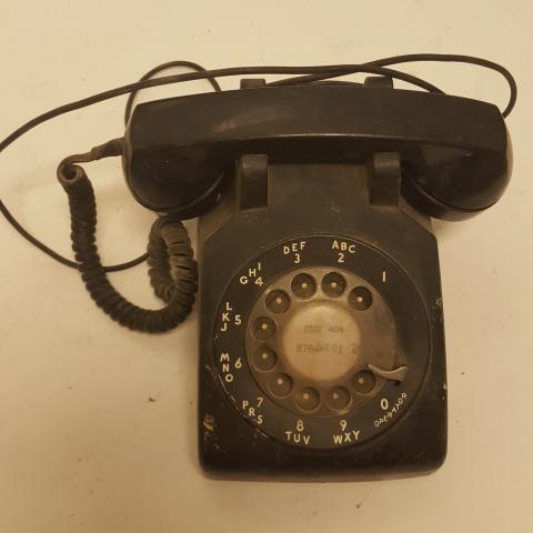 Vintage Western Electric Bell System G1 Telephone Phone Rotary Black