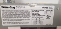 GenTran PowerStay 301660 Manual Transfer Switch + 7 Circuit Breakers