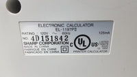 Sharp EL-1197 II Electronic Printing Calculator