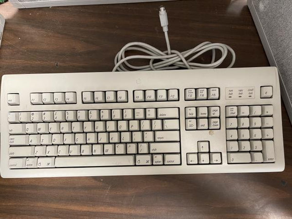 Apple Vintage M2980 Apple Design Corded Keyboard ADB Mac Macintosh