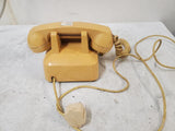 Vintage ITT 50046 LR 30M 176 Corded Rotary Wheel Phone Beige