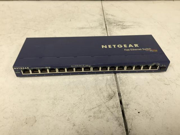 Netgear Fs116 Netgear FS116 12 Port Fast Ethernet Switch – ThatThingYouLove