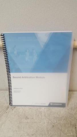 Cassidian Critical Matters 833459-00105G Sound Arbitration Installation Guide