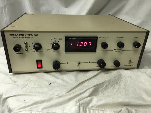 Colorado Video 305 Video Micrometer