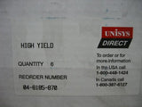 NEW Box of 4 Unisys 04-8185-870 High Yield Ink Ribbon Roll