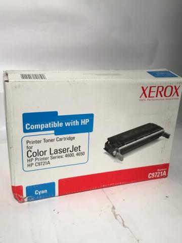 XEROX 6R942 Cyan Printer Toner Cartridge for color Laserjet 4600 4650