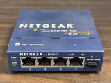 Netgear 4 Port 10Base-T Ethernet Hub EN104TP No Power Cord