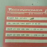 Technipower 227-874 Transformer Power Supply