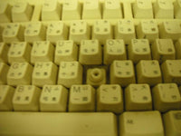 Mtek Monterey K208w Monterey Keyboard with Asian Language Keys 5-pin AT Vintage