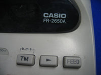 Casio FR-2650A Business/Scientific Calculator Adding Machine.