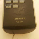 Toshiba WC-SB2 TV/VCR/DVD Remote Control