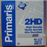 NEW 10 Pack Primaris 2HD High Density 3.5" Floppy Disk Diskettes 1.44MB