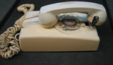 Bell Systems White Rotary Dial Wall Mount Telephone