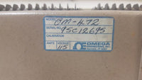 Omega OM-472 As Is for Parts