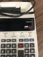 Canon P180-DH Printing Calculator 12 Digit 2 Color Clock & Calendar