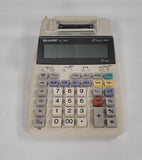 Sharp EL-1750V Calculator 2 Color Print 12 Digit no power cord